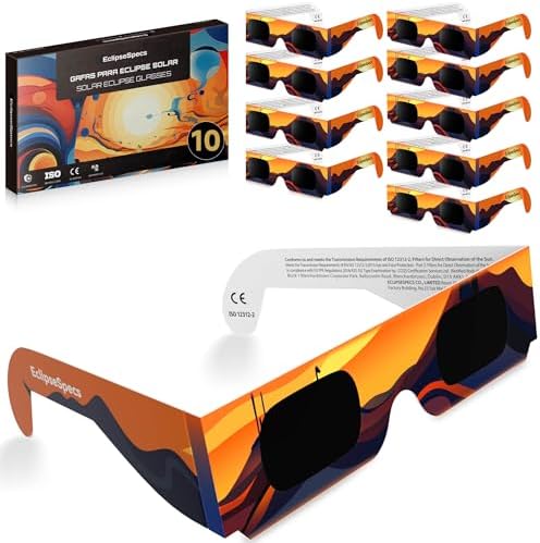 Gafas Eclipse Solar Homologadas, CE y EN ISO 12312-2