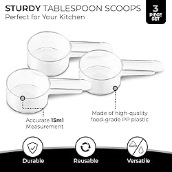 3 Pack Tablespoon Measuring Spoon Set with Short