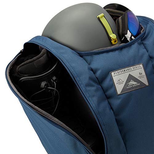image for High Sierra Trapezoid Ski Boot Bag Backpack with Compression Straps an