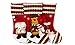 Imperial Home 3D Christmas Stockings, Cute Holiday Decor, Santa's Toys Holder, Santa, Reindeer and Snowman Stocking, Xmas Party Decorations, Fireplace Hanging Decor, Family 3 PC Set, 18