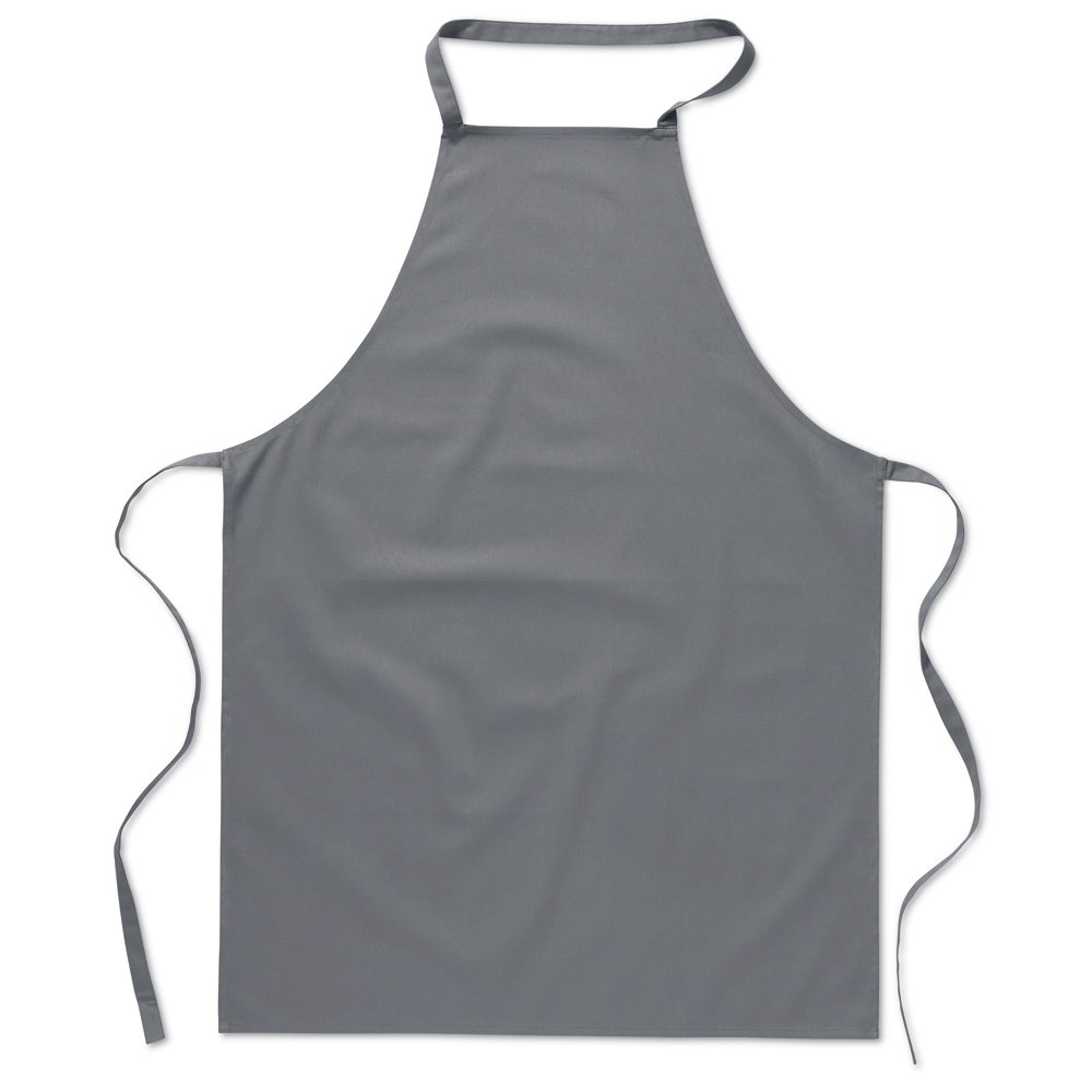 eBuyGB Pack of 10 Catering Cooking Plain Chef's Unisex Kitchen Apron, Cotton, Grey