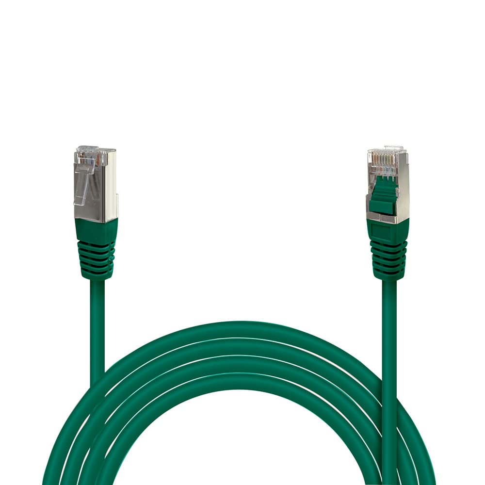 Waytex Network Cable FTP Shielded RJ45 CAT 5e 10.00 m Green