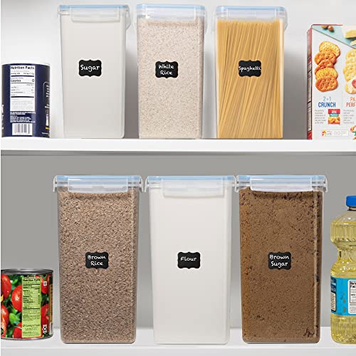 Extra Large Food Storage Containers with Airtight Lids, Set of 2 (8.5L