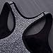 ROPALIA Women Seamless Racerback Padded Sports Bra Yoga Fitness Stretch Workout Tank Top Black L