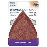 Dremel MM80W Multi-Max Grit Sand Paper, Wood, 18-Pack
