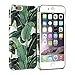 GMYLE iPhone 6 Plus Leaf Case, Snap Cover Glossy for iPhone 6 Plus (5.5 Display) – Tropical Banana Leave Pattern Slim Hard Back Case
