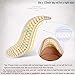 Heel Cushion Pads - 4D Too Big Shoes Inserts (3 Pairs) High Heel Cushions (Black)