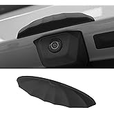 Universal Car Rear View Camera Anti-Rain Protection Cover, Black Waterproof Protective Sticker for Reversing Backup Cameras