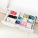 Hapy Shop DIY Plastic Drawer Dividers,8 Pcs Dresser Kitchen Office Organizer Accessories Adjustable Drawer Storage Organizer for Home Tidy Closet Stationary Underwear Tools Utensil Storage (White)