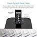 Coocheer LED Desk Lamp with Touch Control Swing Arm Dimmable Office Lamp Eye Caring Table Lamp with USB Charging Port (Black/ 5 Dimmer pro)
