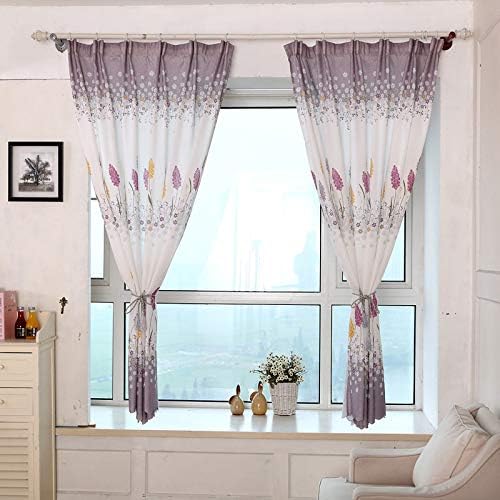 Amazon Com Sacherron Tech Curtain Country Style Print Sheer