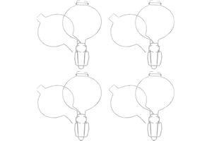 DECHOUS 4pcs Stainless Steel Glass Jar Sealing Buckle 93mm Wire Clamp Leak-Proof Mason Jar Locking Wire for