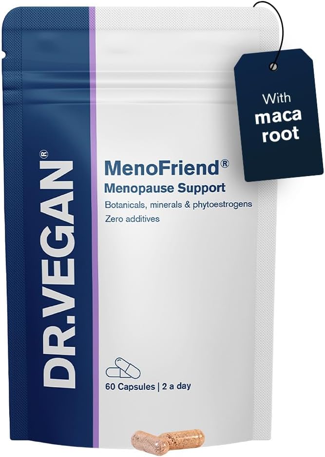 Dr Vegan MenoFriend Menopause Supplement 60 Vegan Capsules Two A Day