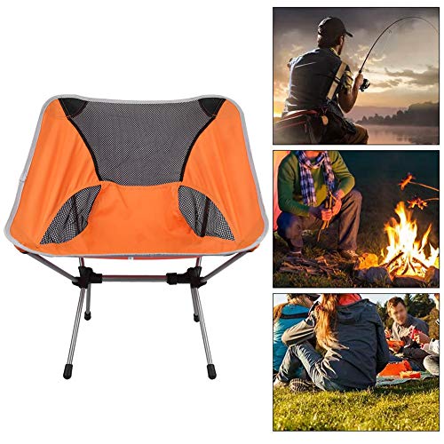 SunshineFace Draagbare Opvouwbare Rugleuningstoel Buiten Wandelen Camping Vissen Picknick Kruk Stoel - Image 3