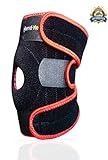 MendMe Knee Brace Support - Open Patella, Dual Stabilizers, 3 Straps, Adjustable, Non Slip Neoprene Gives Best Comfort/Fit. For Running, Meniscus Tear, Arthritis, ACL, Sports, Injury & Pain Relief