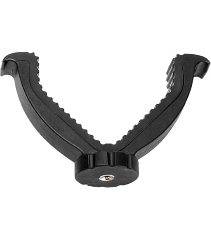 Cabeza De Abrazadera Para Trípode De Tiro - Ajustable 35-65 Mm, Material POM, Tornillo 1/4-3/8"