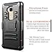 Nagebee Dual Layer Hybrid Rhino Kickstand Belt Clip Holster Combo Case for Huawei Honor 5x - Black