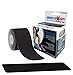 Black Kinsiology rock tape Roll | kinesio-tapes rocktape rocktapes KT | edema limbs ACL meralgia paresthetica patellofemoral cerebral palsy degenerative cervical disorders whiplash oral motor bowling