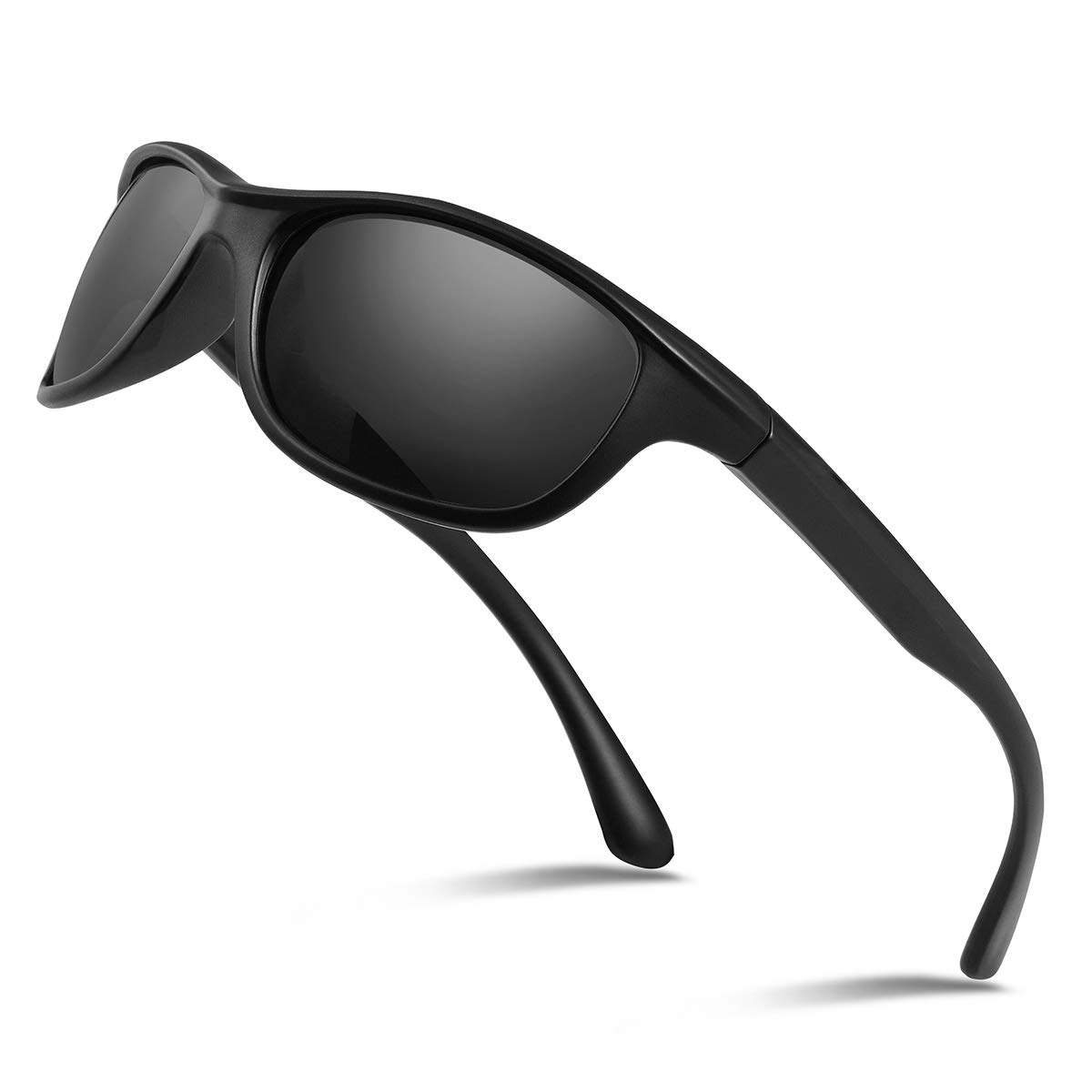 Occffy Polarized Sports Sunglasses For Men Women Durable Frame Sun