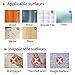 XIGOO Self Adhesive Hair Dryer Holder Wall Mounted - Adhesive Bathroom Hair Blow Dryer Rack Organizer Compatible with Supersonic Hair Dryers (Black)