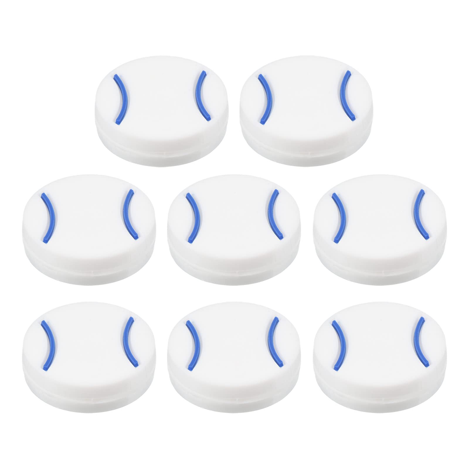 PATIKIL Tennis Racket Vibration Dampener, 8 Pack Soft Silicone Racquet Shock Absorber String Damping, White