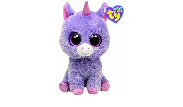 Ty 7136043 Beanie Boos - Peluche de bebé unicornio (15 cm) color morado [Importado de Alemania]: Amazon.es: Juguetes y juegos