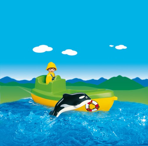 PLAYMOBIL 6739 - Fischerboot mit Wal – Bild 3