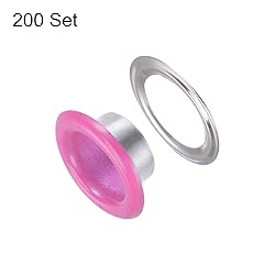 HARFINGTON 200 Set Color Round Grommets 8mm