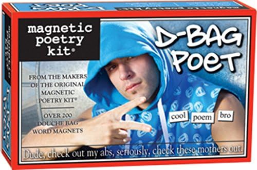 D-Bag Poet - Fridge Magnet Set - Fridge Poetry