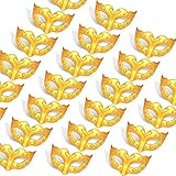 24 Pcs Mini Masks Masquerade Mini Mask Small