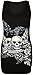 Women's Sleeveless 3 Skulls Forever Printed Vest Top