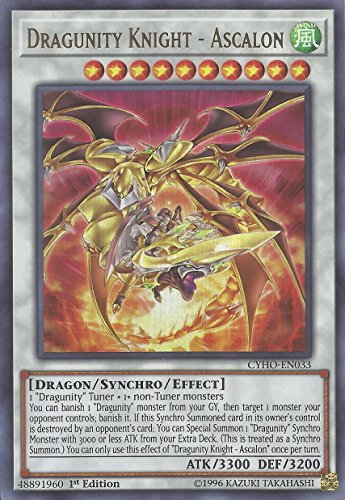 Yu-Gi-Oh! - Dragunity Knight - Ascalon - CYHO-EN033 - Ultra Rare - 1st Edition - Cybernetic Horizon