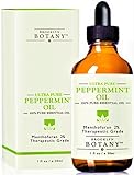 Peppermint Essential Oil 10% Menthofuran - Brooklyn Botany - 100% Pure, 1 fl oz - Great for Aromatherapy, Mice & Spider Repellent