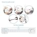 Baby Safety Locks - Younik Child/Baby Safety Cupboard Locks with Adjustable Strap, 3M Adhesive and Latch System for Cabinets, Drawers, Toilet Seat, Fridge & Oven | No Drilling Required-6 Pack