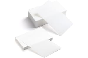 VARMDUKKE 200PCS Perm Paper for Hair, Disposable Salon Hair End Wrap Papers, High-Temperature Resistant Perm Roller Paper, Hairstyling Curling Tool for Professional Home Cold Hot Perms -White, 2 Sizes