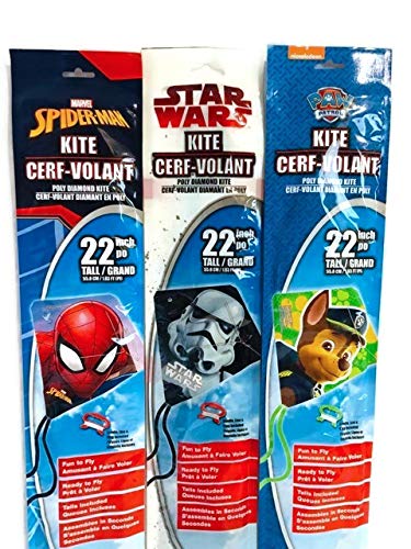 Kids Character Kites - Three Pack Bundle