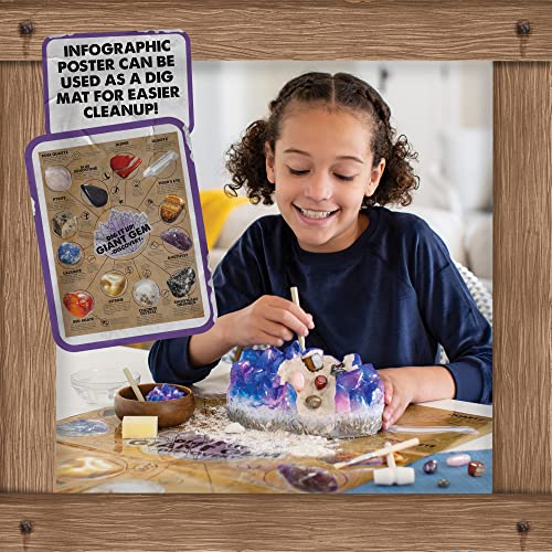 MindWare Dig It Up Giant Gem Discovery Kit Gemstone Dig Kit Offers