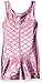 Danskin Big Girls' Gymnastics Unitard, Mermaid Pink, Medium (8/10)