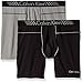 Calvin Klein Men's 2-Pack Intense Active FX Micro 6 Inch Boxer Brief, Medium Grey/Black, Medium