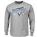MLB Men's Basic Long Sleeve T-Shirt, Steel Heather