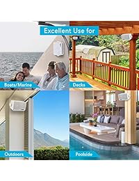 PYLE   Mini sistema de altavoces a prueba de intemperie, 200 W, 3 vías, TheDeepDiscount