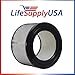 LifeSupplyUSA Replacement HEPA Filter Compatible with Honeywell 20500 Air Cleaner 10500 (EV-10) 17000 17005 17006 17007 17008 17009 83170