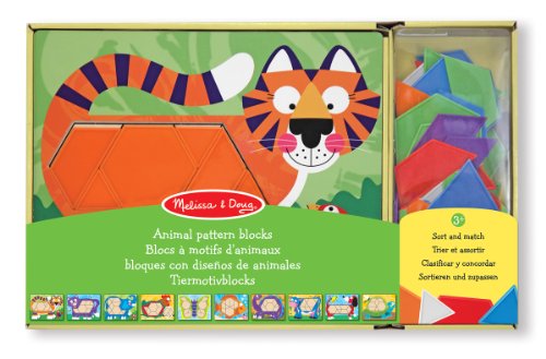 Melissa & Doug Animal Pattern Blocks