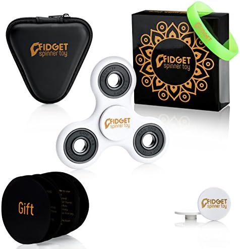 Fidget Spinner Toy EDC Hand Spinners | Ceramic Bearings Glow Finger Spinner, Perfect for ADHD &amp; ADD