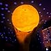 [AG 3D] Big Moon Lamp Night Light with Stand 5.9in Large 3D Childrens Lunar Rechargable USB Battery For Kids and Nursery Moonlight Nightlight Lamp Beautiful 3D Moon Light