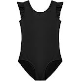 Stelle Ballet Leotards for Girls Ruffle Sleeve Gymnastics Dancewear 2-14Y | Ruffle Flutter Sleeve, Breathable, Stretch fabric, Comfortable fit, Gymnastics &amp; Ballet, Toddler dancewear, Kids bodysuit