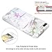 JIAXIUFEN Shiny Change Color Gray Marble Design Clear Bumper TPU Soft Rubber Silicone Cover Phone Case Compatible with iPhone 7 Plus/iPhone 8 Plus