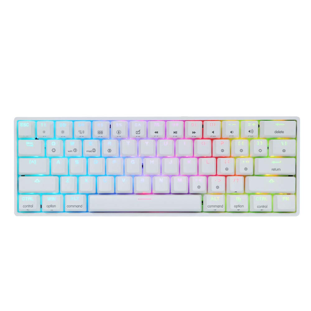 EPOMAKER SKYLOONG AK61 61 Keys Hot Swappable Programmable Mechanical Keyboard with RGB Backlit, ABS 