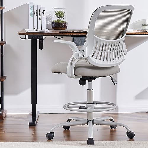 Drafting Chair, Tall Office Chair, Standing Desk Chair, Tall Desk Chair, High Office Chair