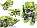 OWI Inc Robotics T4 Transforming Solar Robot, Solar Powered Energy Kit for Kids, 4 Robots in 1, Educational STEM Birthday Kits Ages 8 and Up